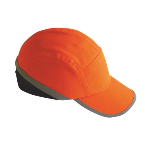 A narancs és sárga színekben rendelhető Portwest HI-VIS ütésbiztos baseball sapka városi és természetes környezetben is biztosítja a jólláthatóságot.