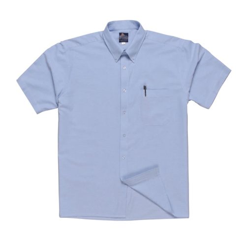 portwest s108 oxford rövid ujjú póló 140 kék