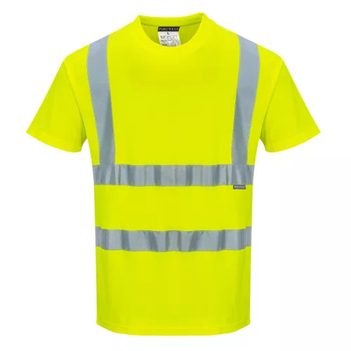 Portwest Cotton Comfort rövid ujjú póló XS Sárga