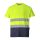 portwest s173 hi-vis kontraszt pólóing 3xl sárga tengerészkék