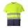 Portwest S173 Hi-Vis kontraszt pólóing Sárga/Navy L