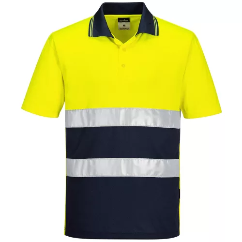 Portwest S175 Hi-Vis Kéttónusú könnyű póló S/S Sárga S