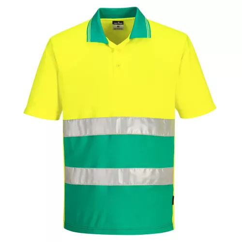 Portwest S175 Hi-Vis Kéttónusú könnyű póló S/S Sárga S