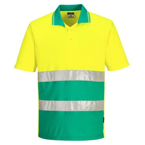 Portwest S175 Hi-Vis Kéttónusú könnyű póló S/S Sárga 3XL