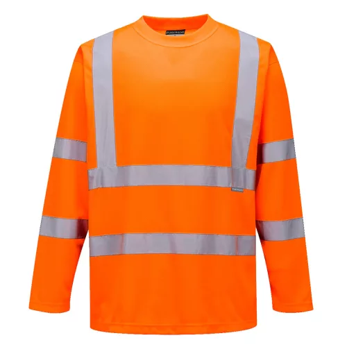 portwest s178 hi-vis hosszú ujjú póló xl narancs