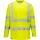 portwest s178 hi-vis hosszú ujjú póló m sárga