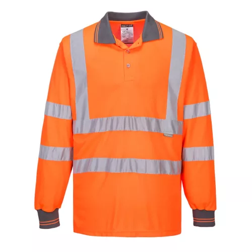 portwest s277 hi-vis hosszú ujjú pólóing m narancs