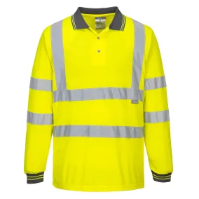 Portwest S277 Hi-Vis hosszú ujjú pólóing XS