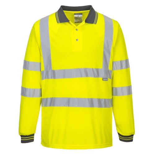 Portwest S277 Hi-Vis hosszú ujjú pólóing XS