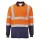 Portwest S279 Kéttónusú hosszú ujjú póló (narancs/tengerészkék, XL) XL