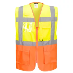 Portwest Prága executive mellény XS Sárga/Narancssárga