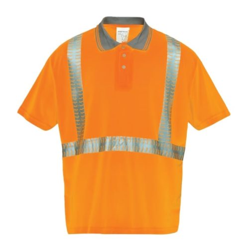 portwest s377 hi-vis superior teniszpóló s narancs