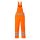 portwest s388 hi-vis mellesnadrág - bélés nélkül s narancs