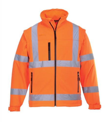 portwest s428 jól láthatósági softshell dzseki xxl narancs