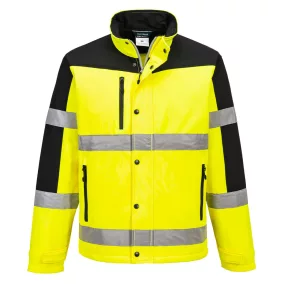 Portwest S429 Kéttónusú Softshell kabát (sárga, 3XL) 3XL