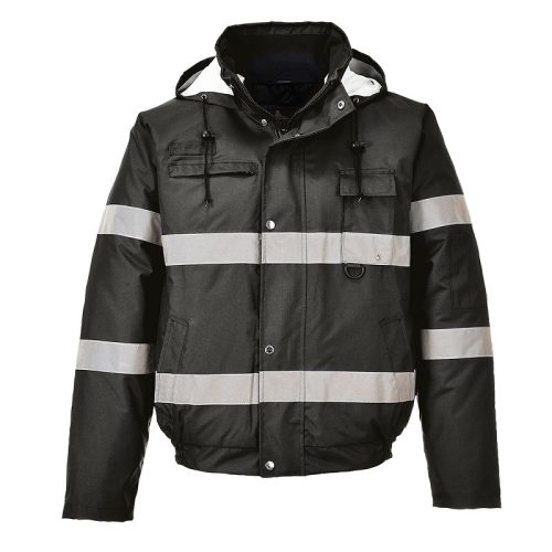 Portwest S434 Iona Lite bomber dzseki (fekete, M) M