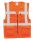 Portwest S476 Jól láthatósági vezetői mellény (narancs, XL) XL