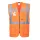 Portwest S476 Jól láthatósági vezetői mellény (narancs, XL) XL