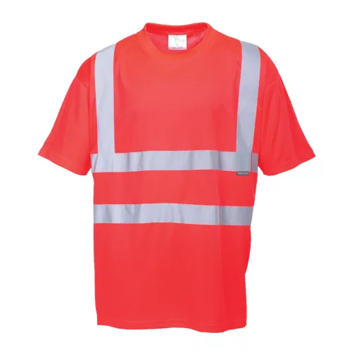 Portwest S478 Jól láthatósági póló (piros*, XXL) XXL