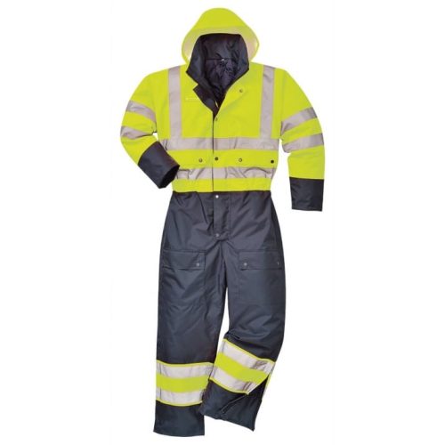 A Portwest Contrast vízálló, bélelt overál folttaszító bevonattal rendelkezik, ezáltal karbantartása, tisztítása sokkal gazdaságosabb.