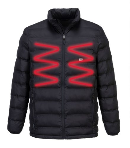 Portwest S547 Ultrahangos fűthető dzseki (fekete*, M) M