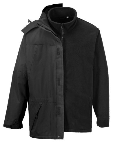 Portwest S570 Aviemore vízálló 3az1-ben férfi téli kabát (fekete, XXL) XXL