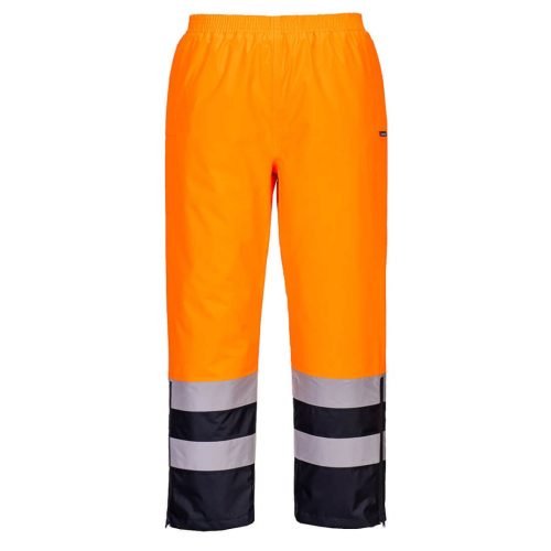 portwest s598 hi-vis lélegző nadrág s narancs tengerészkék