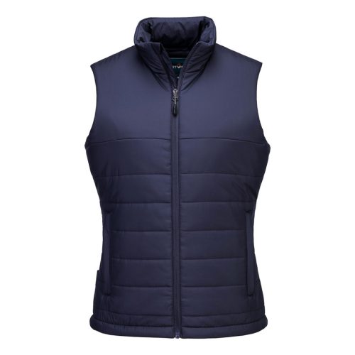 Portwest S607 Professional szélálló női bélelt baffle mellény Navy XXL