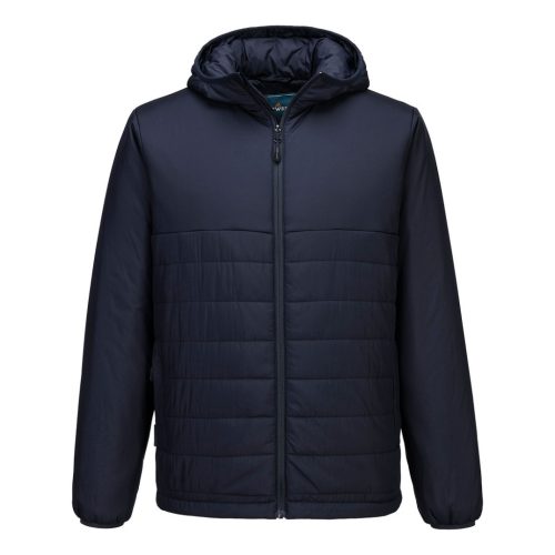 Portwest S608 Professional vízálló kapucnis bélelt baffle dzseki Navy S