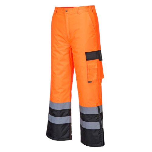 Portwest S686 Hi-Vis Contrast nadrág - bélelt M