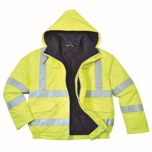 portwest s773 antisztatikus lángálló dzseki 4xl sárga