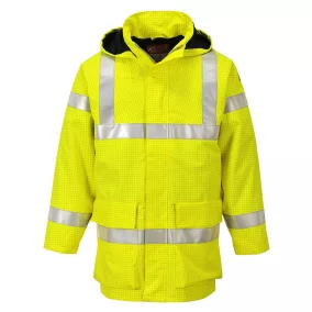 Portwest Bizflame Rain Hi-Vis Multi Lite kabát 4XL Sárga