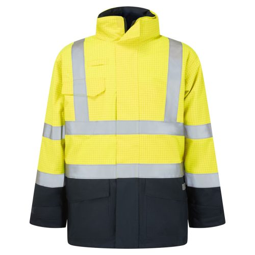 Portwest S779 Hi-Vis Multi Protection antisztatikus és lángálló kabát XS