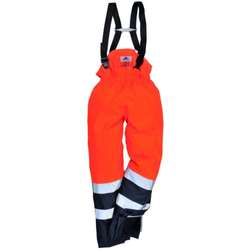 portwest s782 hi-vis multi-protection nadrág m narancs kék