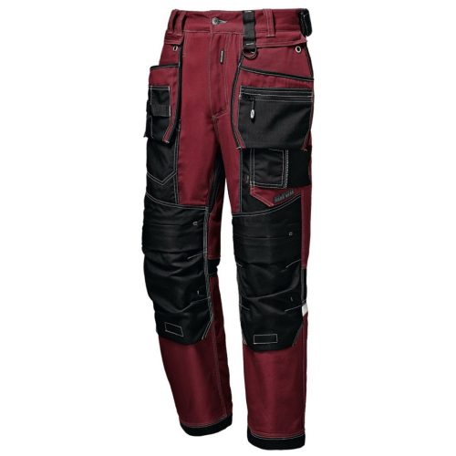SiIR SAFETY SYSTEM SSY-31114 Heavy munkanadrág Canvas (bordó, XXXL) XXXL