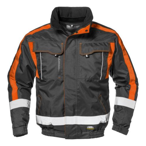 SiIR SAFETY SYSTEM SSY-3412 Contender 4in1 téli dzseki  (szürke/narancs, XXXL) XXXL
