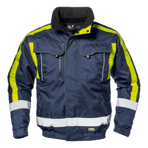 SiIR SAFETY SYSTEM SSY-3412 Contender 4in1 téli dzseki  (kék/sárga, S) S