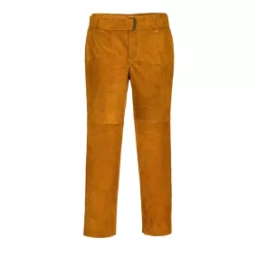 Portwest SW31 SW31 Bőr hegesztő nadrág (barna, XXXL) 3XL