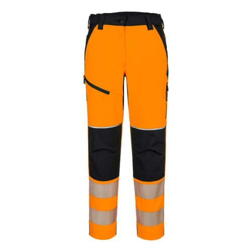 Portwest T141 PW3 Hi-Vis Női streccs nadrág Narancs/Fekete XS