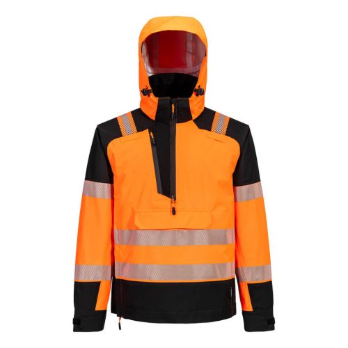 Portwest T161 PW3 Hi-Vis Overhead esőkabát (3L) Narancs/Fekete S