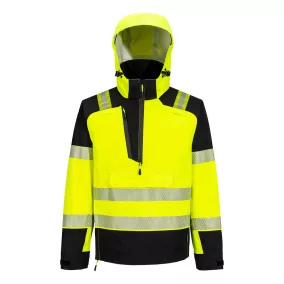 Portwest T161 PW3 Hi-Vis Overhead esőkabát (3L) Sárga/Fekete 3XL