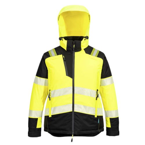 Portwest T162 PW3 Női télikabát Sárga/Fekete XS