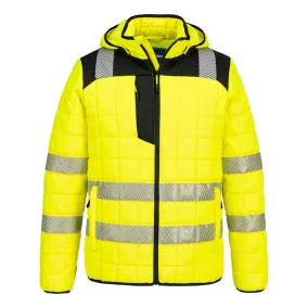 Portwest PW3 Hi-Vis Square Baffle dzseki 3XL Sárga/Fekete