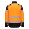 Portwest T170 PW3 Hi-Vis Hybrid Baffle kabát Narancs/Fekete S