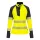 Portwest PW3 Hi-Vis 1/4 Cipzáras Sweatshirt M Sárga/Fekete