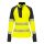Portwest PW3 Hi-Vis 1/4 Cipzáras Sweatshirt XS Sárga/Fekete