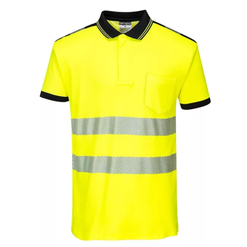 portwest t180 pw3 hi-vis pólóing s m sárga fekete
