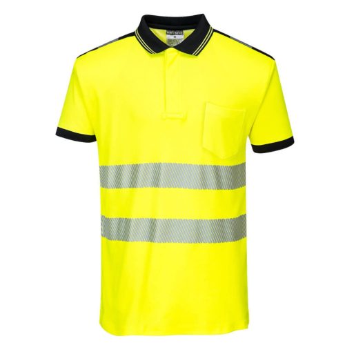 portwest t180 pw3 hi-vis pólóing s xs sárga fekete
