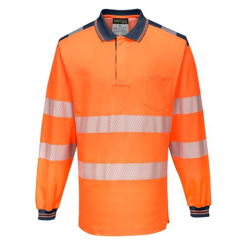 Portwest T184 PW3 Hi-Vis hosszú ujjú pólóing 4XL