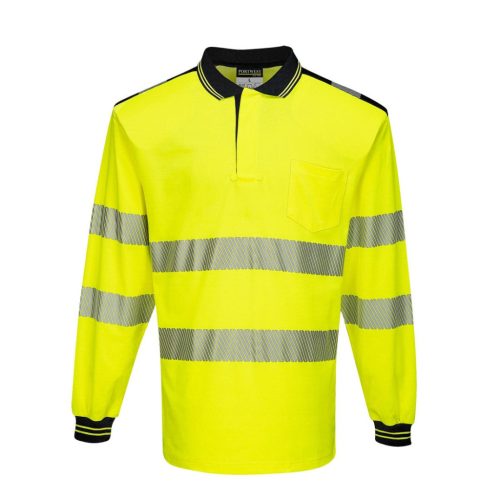 Portwest T184 PW3 Hi-Vis hosszú ujjú pólóing XS